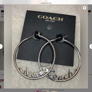 New Coach earrings
